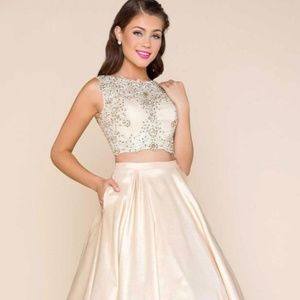 MacDuggal Two Piece Prom Dress